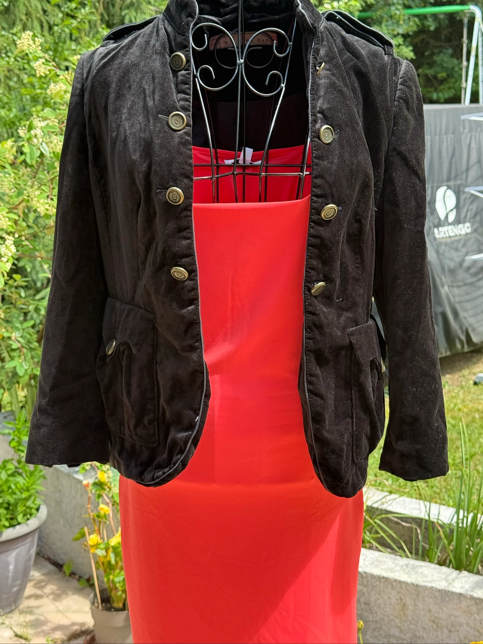 Zara, chaqueta de terciopelo, mujer, talla indicada M, corresponde S, muy buen estado – photo 3